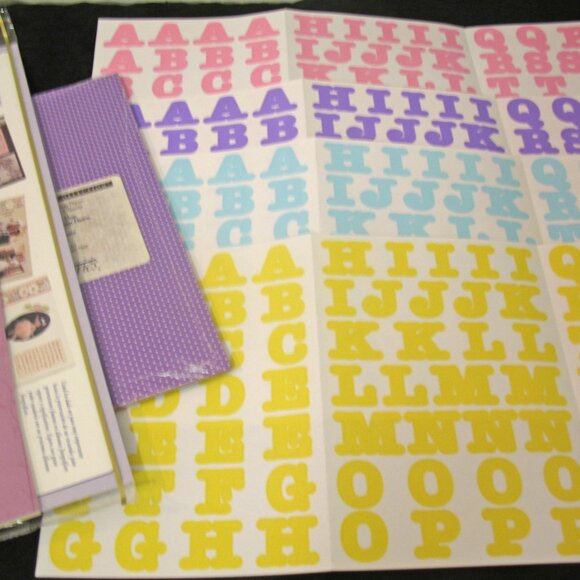 Lot of Stickers, Abc stickers, Gr Lengths-Flower Bud, Printworks, Pretty Paper - Picture 4 of 7